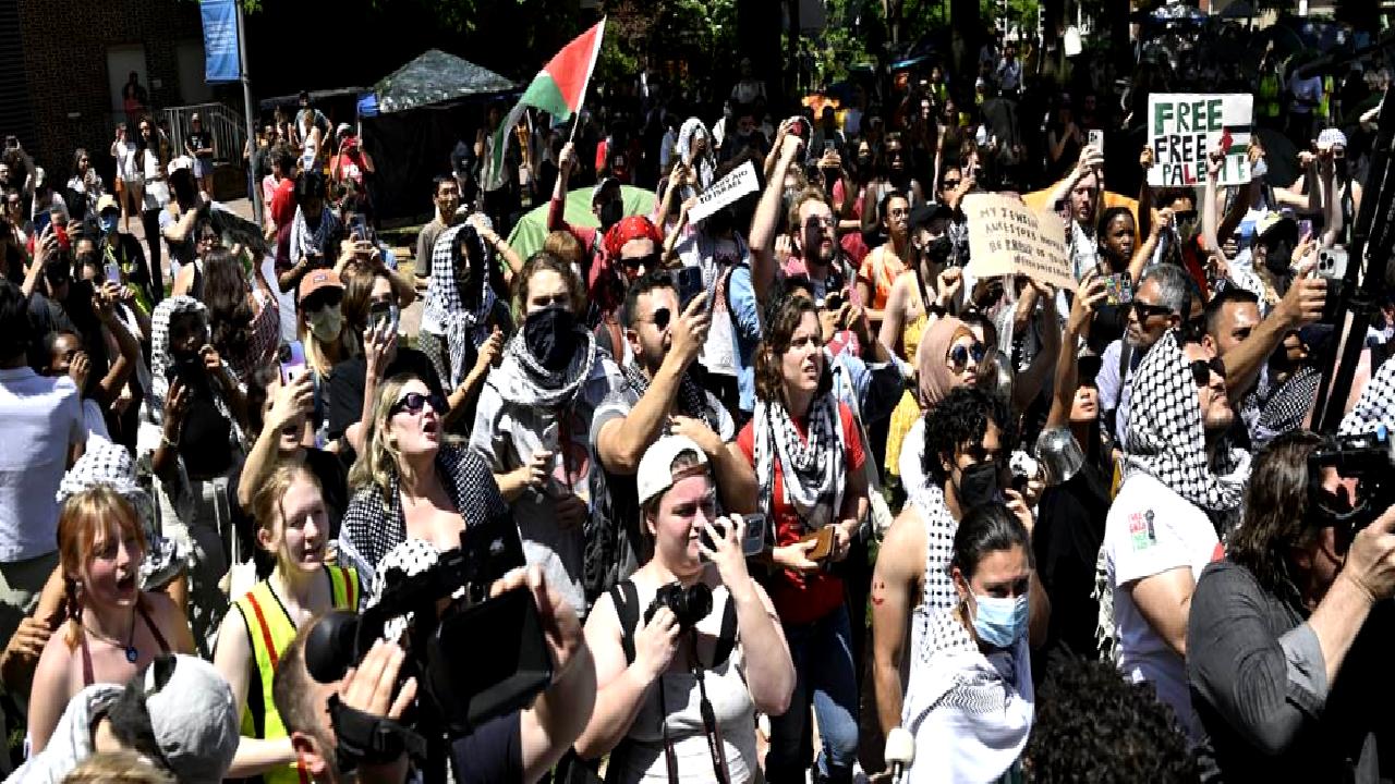 ABD'de Filistin'e destek gösterileri sırasında yaşanan gözaltılar ve olaylarla ilgili