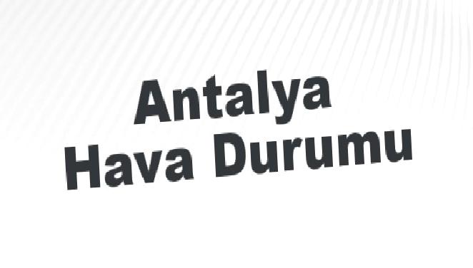 Antalya'nın önümüzdeki beş gün için hava durumu tahminlerini öğrenin. Günlük