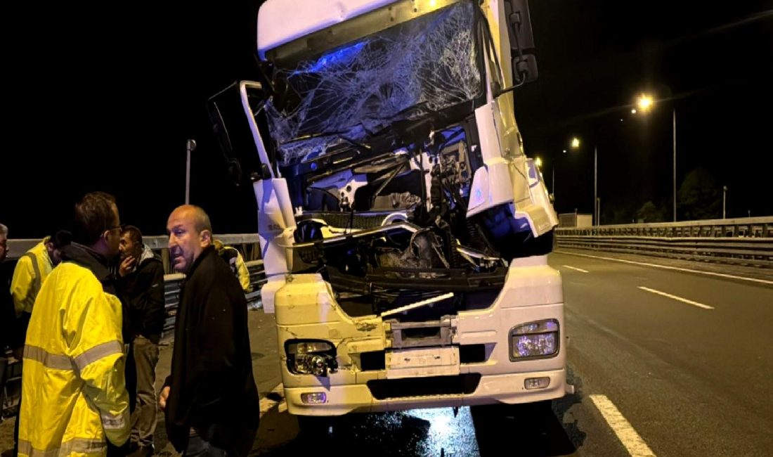 Bolu Dağı Tüneli'nde meydana gelen zincirleme TIR kazasıyla ilgili en