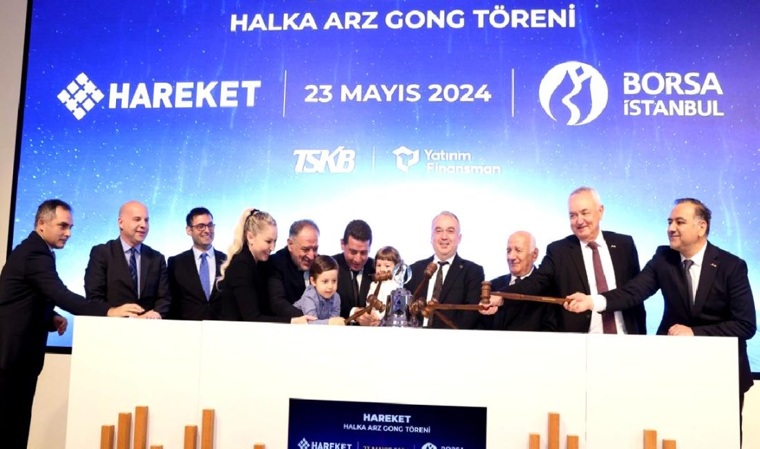Borsa İstanbul'da gong çaldı! Hareket Şirketi halka arz edildi. Yatırımcılar
