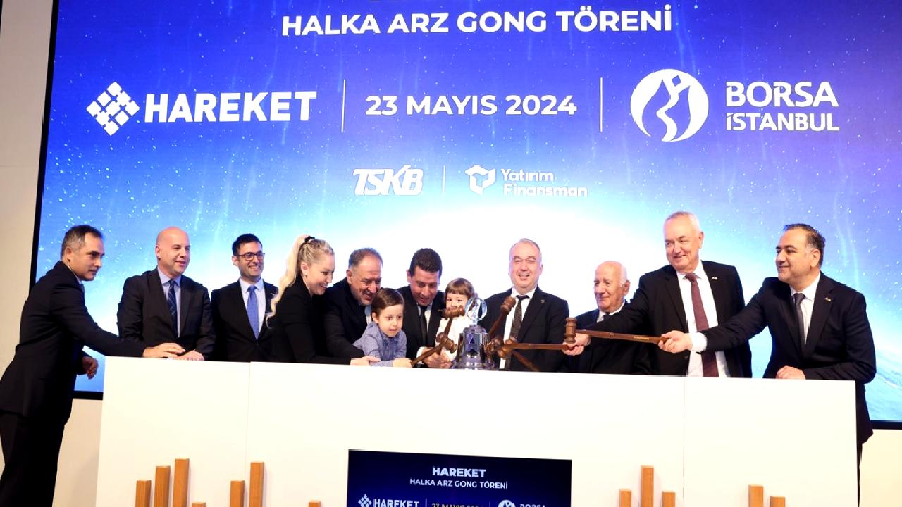 Borsa İstanbul'da gong çaldı! Hareket Şirketi halka arz edildi. Yatırımcılar