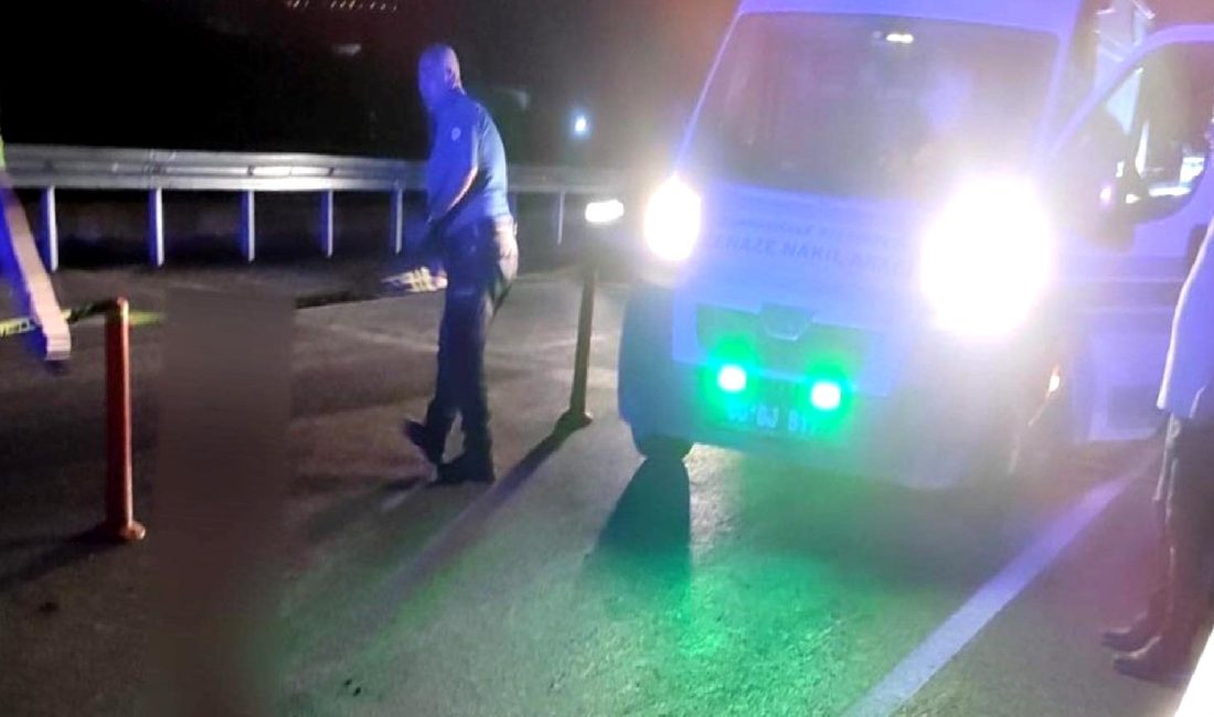 D400 Karayolu Toprakkale Mevkiinde yol çalışanı, trajik bir kaza sonucu