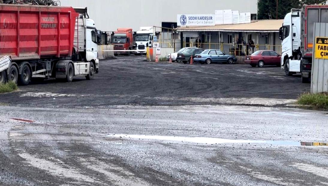 Dilovası Organize Sanayi Bölgesi'nde (OSB) bir fabrika içerisinde meydana gelen