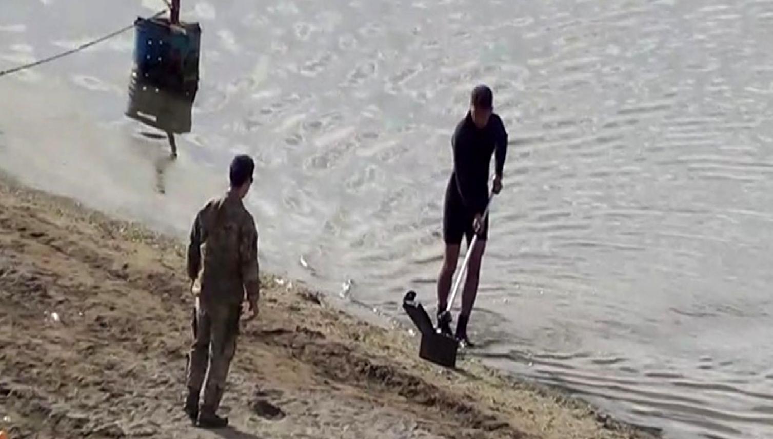 Eğirdir Gölü Yazla Plajı'nda güvenlik güçleri el bombası alarmı verdi!