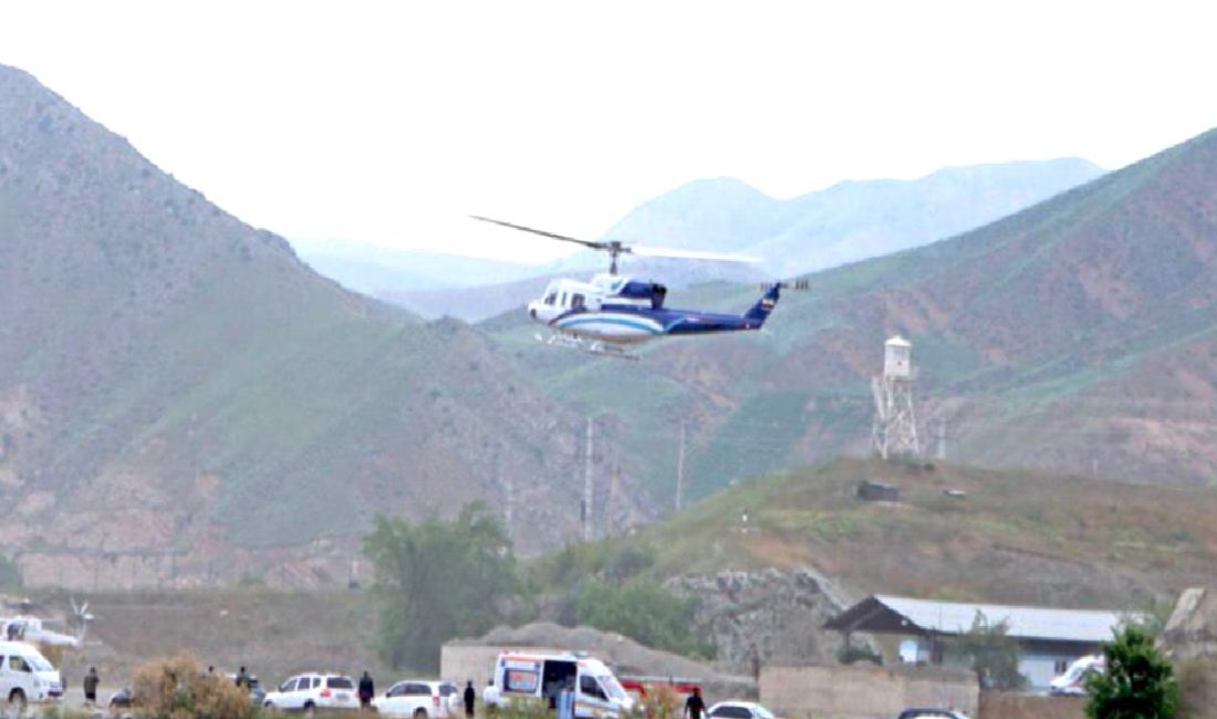 İran Cumhurbaşkanı'nı taşıyan uçak, Doğu Azarbeycan'da kaza yaparak olay yerine