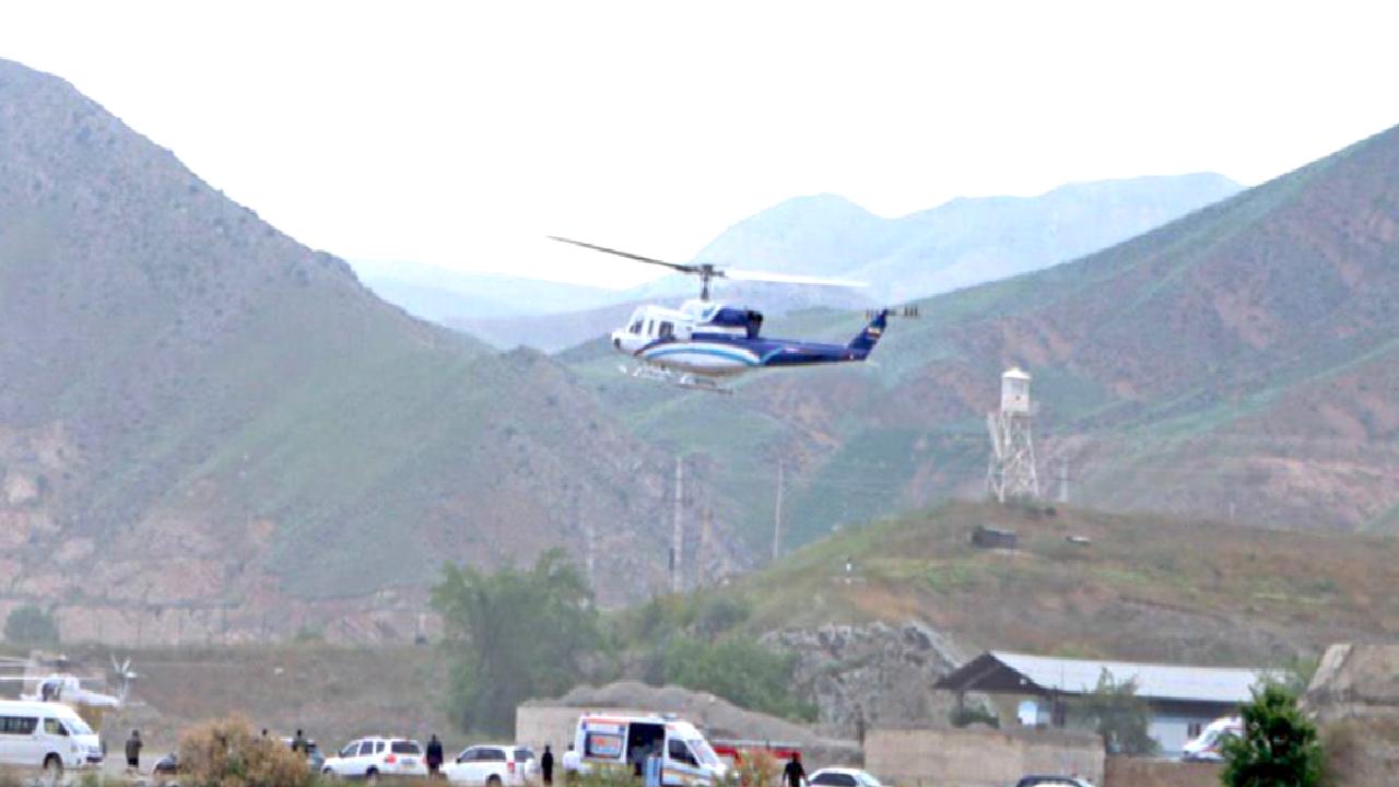 İran Cumhurbaşkanı'nı taşıyan uçak, Doğu Azarbeycan'da kaza yaparak olay yerine