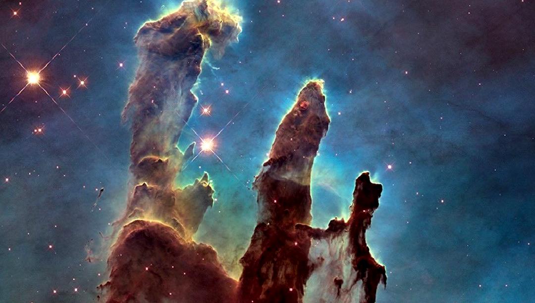 Kartal Bulutsusu ve Yaratılış Sütunları, muhteşem görüntüleri ile gökyüzündeki gizemli