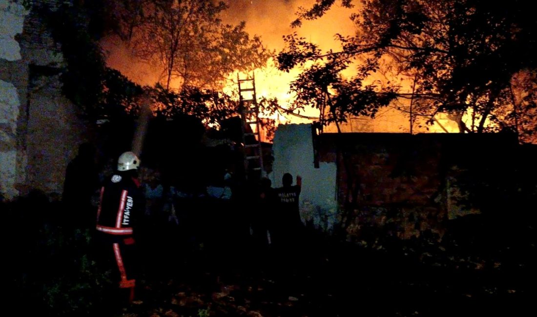 Metruk ev yangını ve patlama paniği, insanların korku dolu anlar