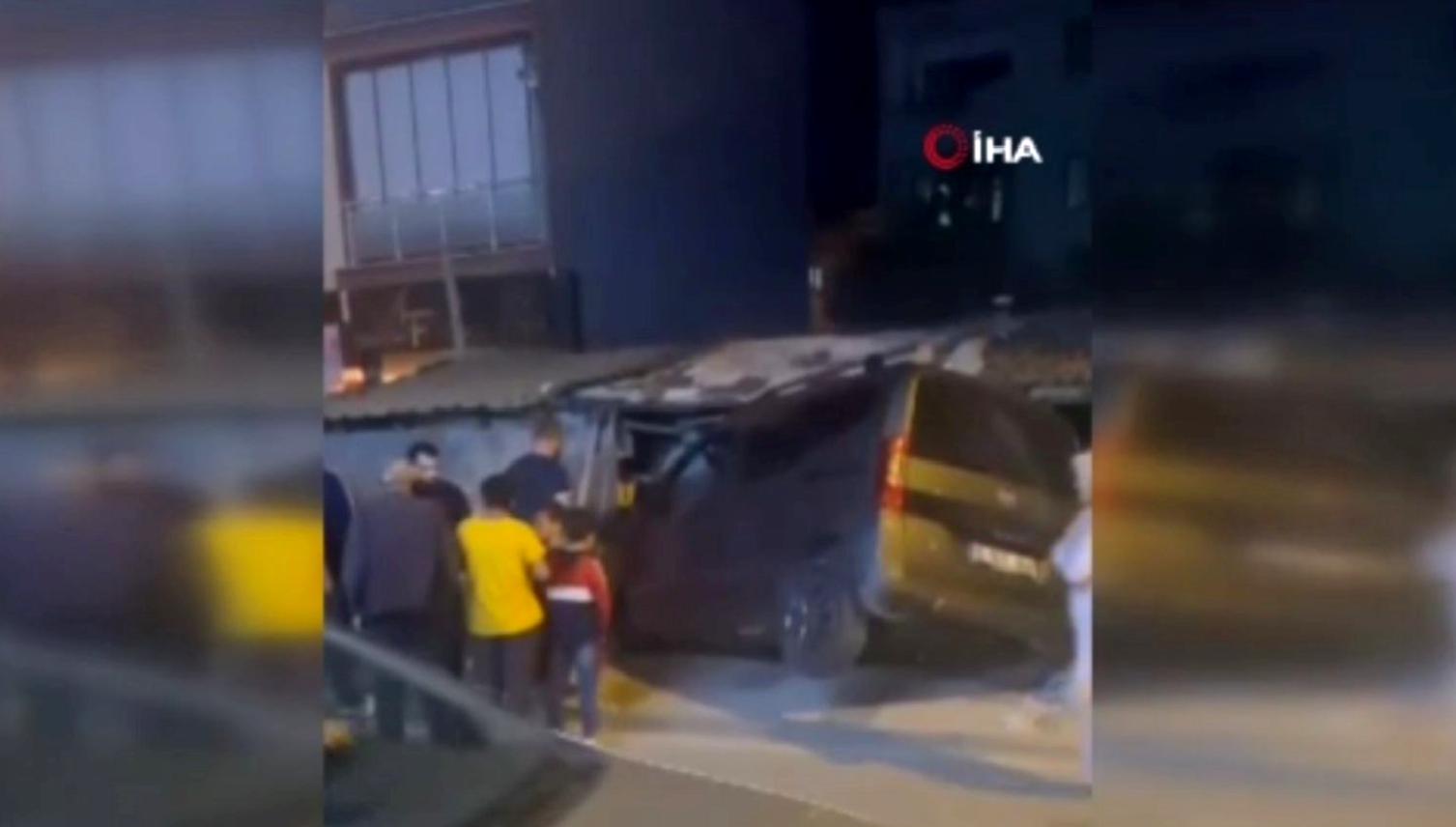 Bir otomobil evin deposuna daldı! Bu inanılmaz olayla ilgili tüm