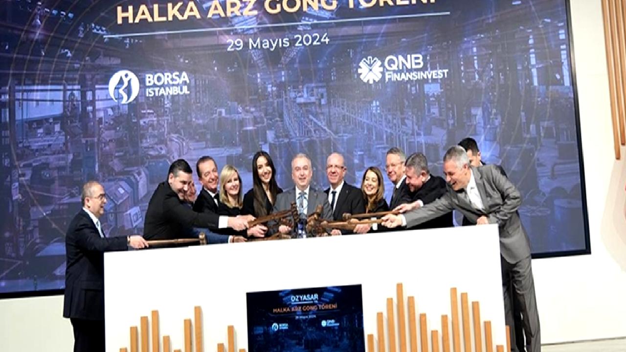 Özyaşar Tel Şirketi, Borsa İstanbul'da işlem görmeye başladı. Şirketin hisseleri