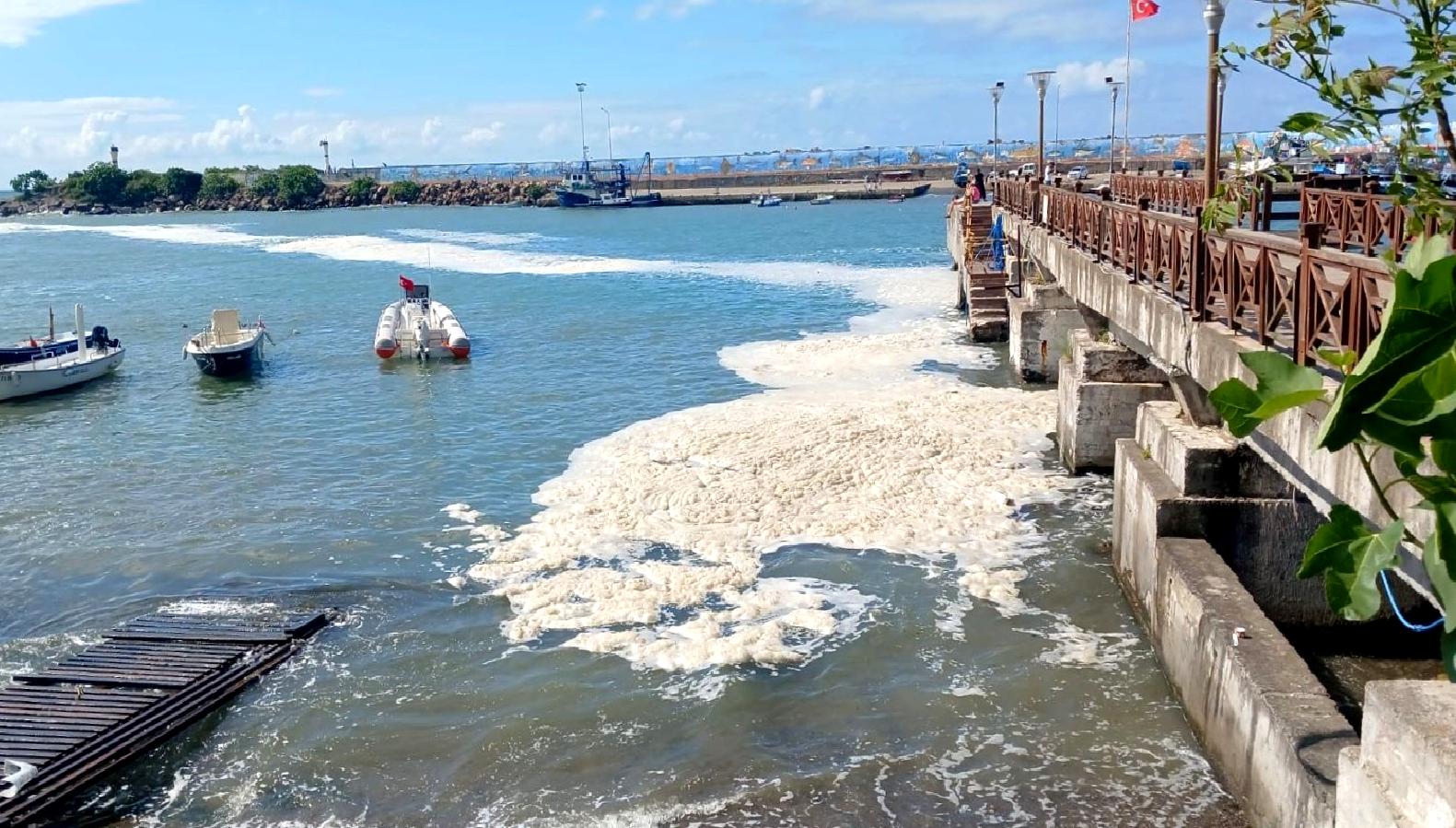 Akçakoca'da deniz salyası müsilajı görüldü! Türkiye'nin Karadeniz sahilinde yaşanan bu