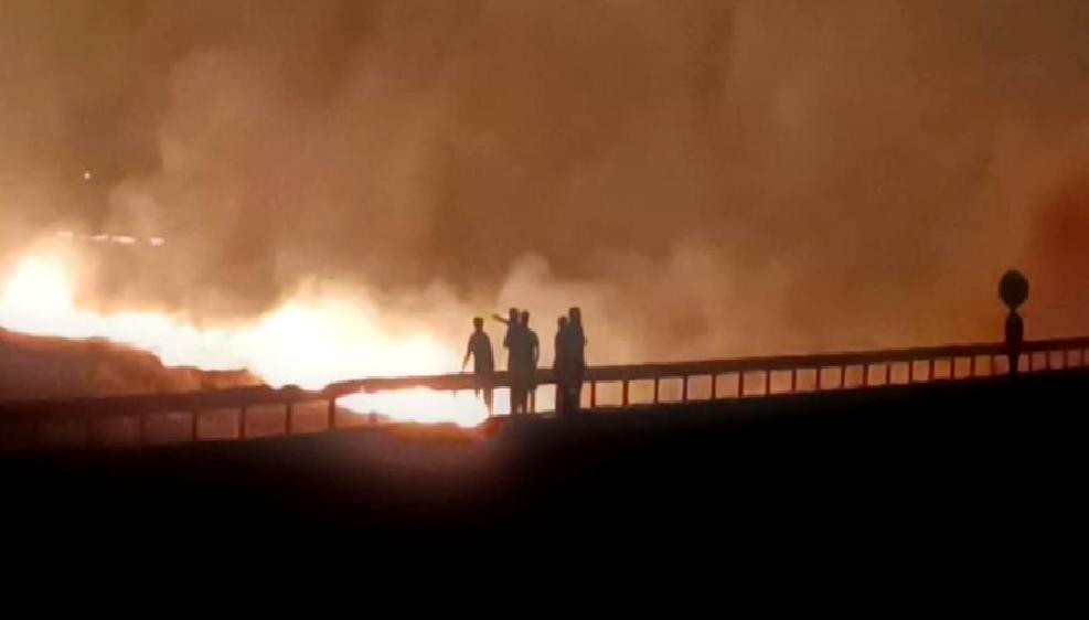 İslahiye'de çıkan anız yangını kontrol altına alındı. Yangın söndürme ekiplerinin