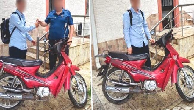 Eskişehir Odunpazarı ilçesinde çalınan motosiklet, polis ekipleri tarafından bulundu. Olayın