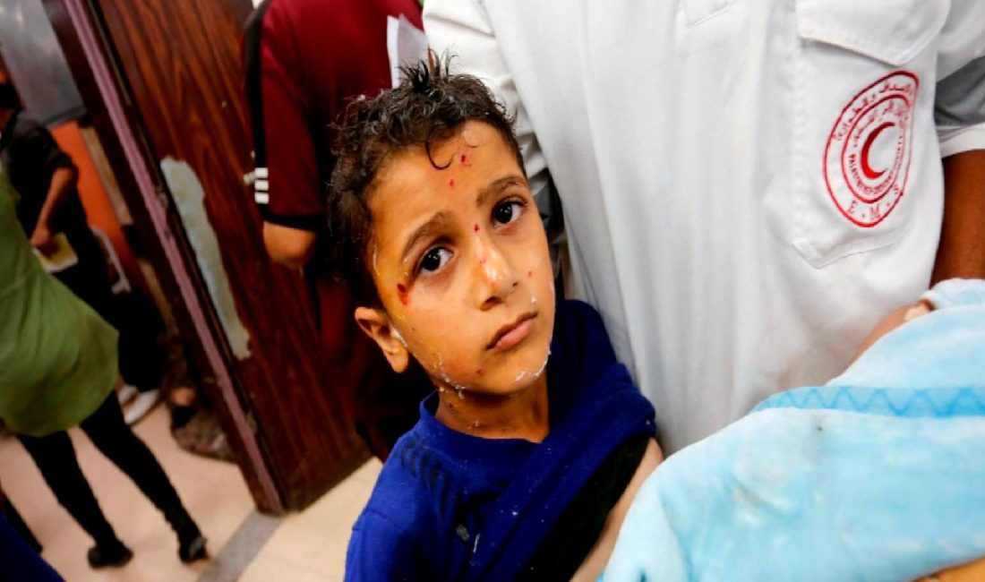 UNICEF, Gazze'deki çocukların durumundan endişe duyuyor. Savaş ve çatışmaların etkilediği