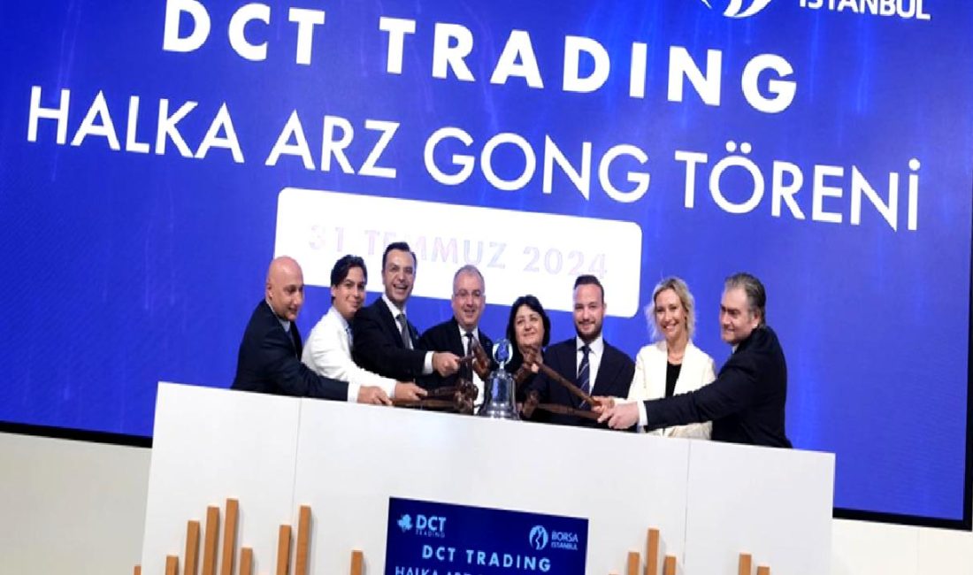 DCT Trading'in halka arz gong töreni, yatırımcılar ve finans dünyası