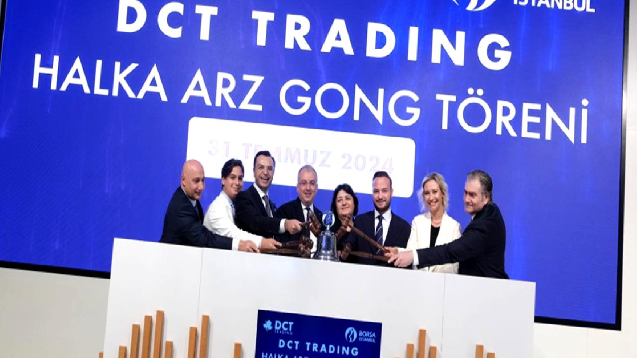 DCT Trading'in halka arz gong töreni, yatırımcılar ve finans dünyası