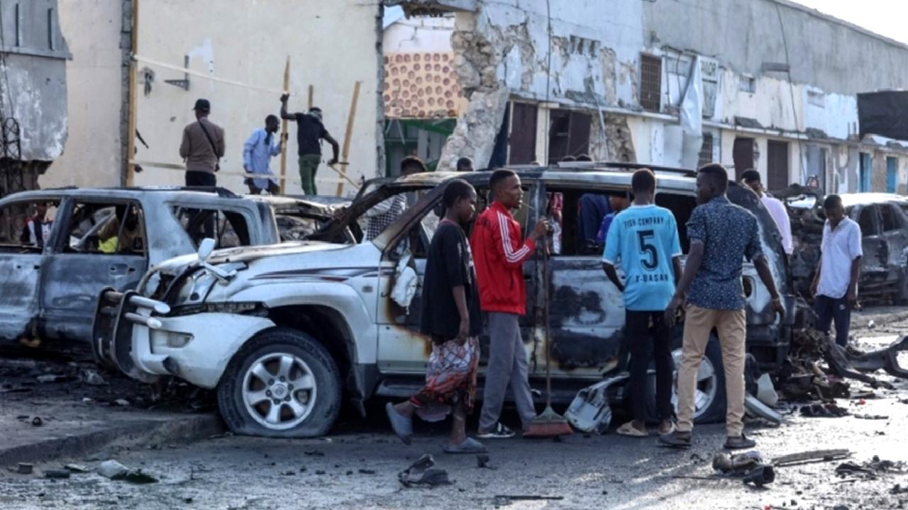 Mogadişu'da düzenlenen futbol maçında izleyicilere yönelik gerçekleşen bombalı saldırıyla ilgili