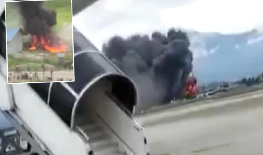 Nepal'de Saurya Havayolları'na ait bir uçağın düşmesi, bölgede büyük bir