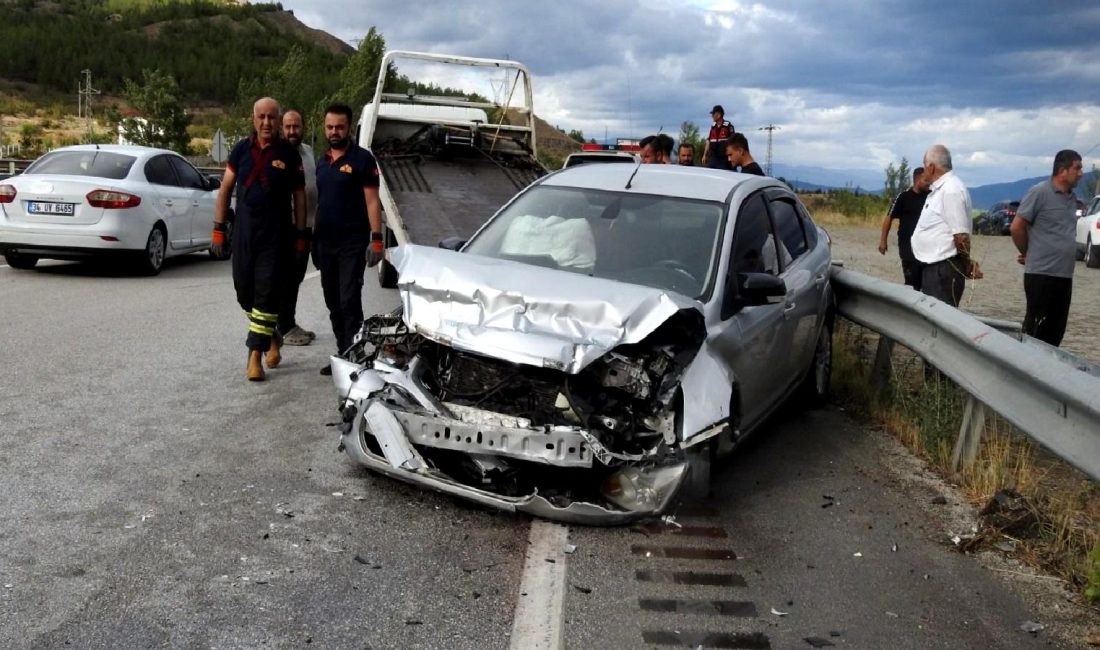 Tosya'da meydana gelen feci bir kazada, 1 yaşındaki bir bebek