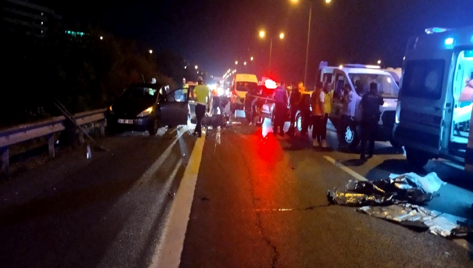 Ümraniye'de meydana gelen motosiklet kazasında bir sürücü hayatını kaybetti. Olayın