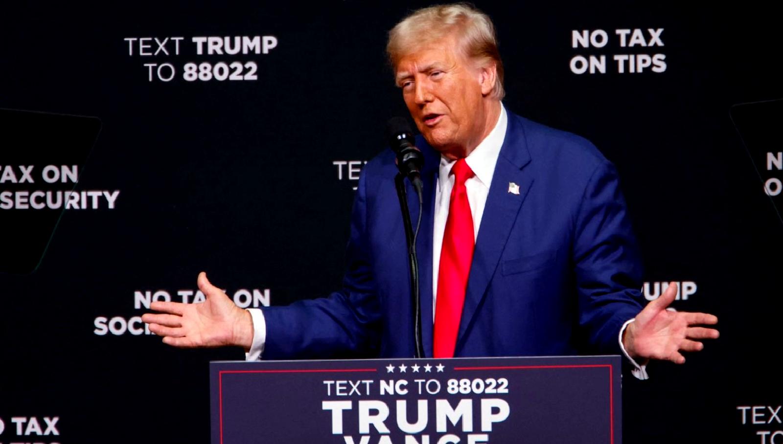 Donald Trump, Kamala Harris'i sert bir dille eleştirerek gündeme damga