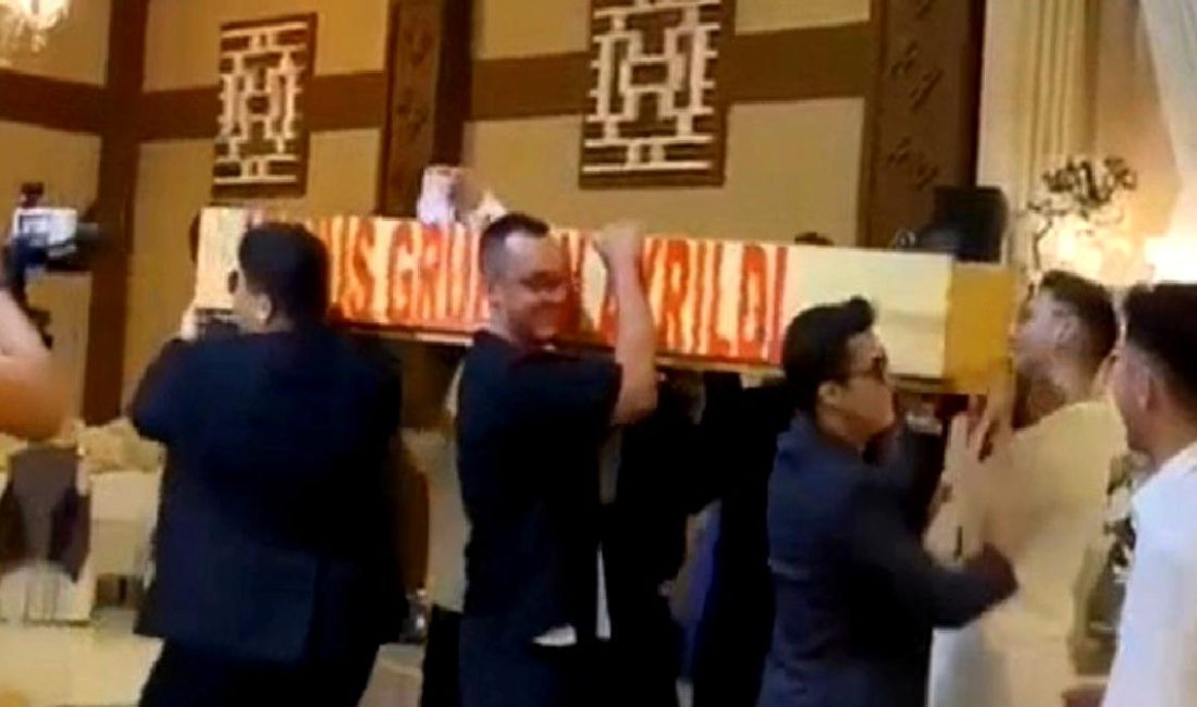 Düğün salonunda yaşanan ilginç ve şaşırtıcı bir olayla karşınızdayız! Düğünlerde