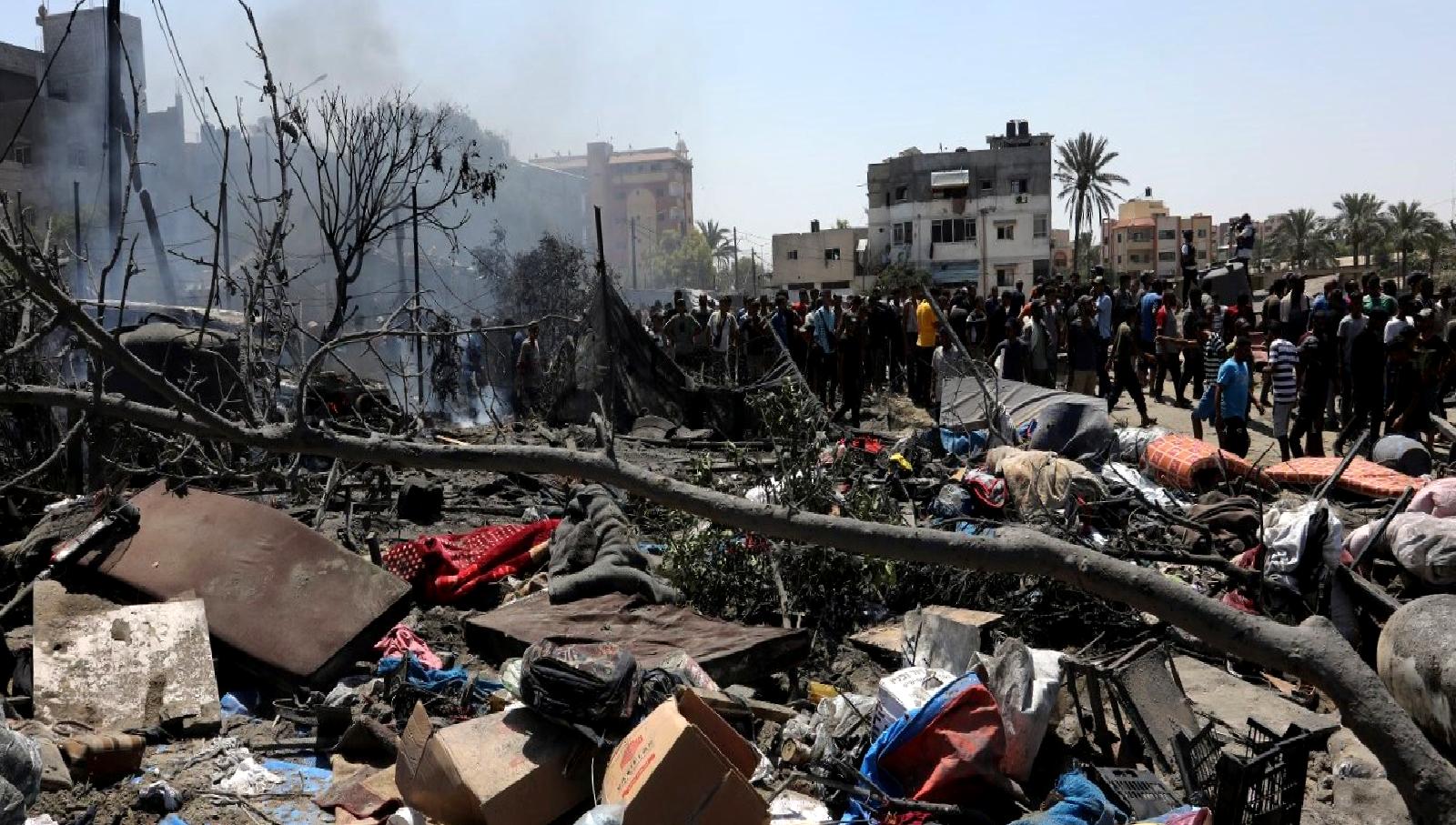 Gazze'de gerçekleşen okul bombardımanında 13 Filistinli hayatını kaybetti. Bu trajik