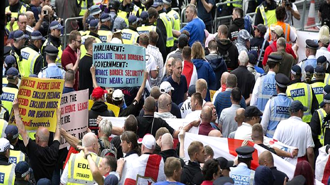 Londra ve Hartlepool'daki eylemler, kamu düzeni ihlalleri ve gözaltılarla ilgili