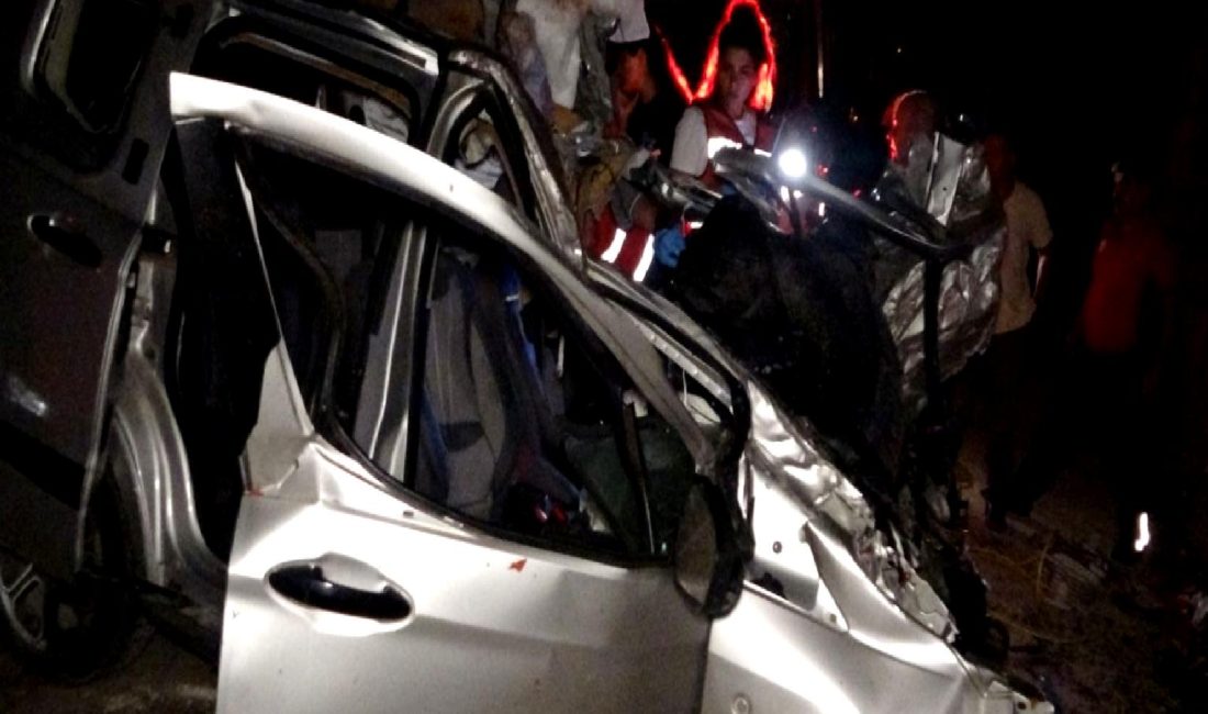 Mersin Erdemli'de meydana gelen feci trafik kazasında 1 kişi hayatını