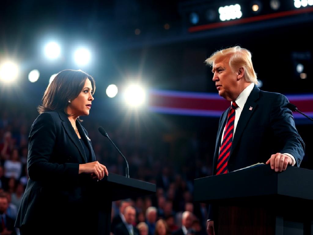 ABD Başkanlık Seçimlerinde Kamala Harris ve Donald Trump arasındaki çekişmeyi