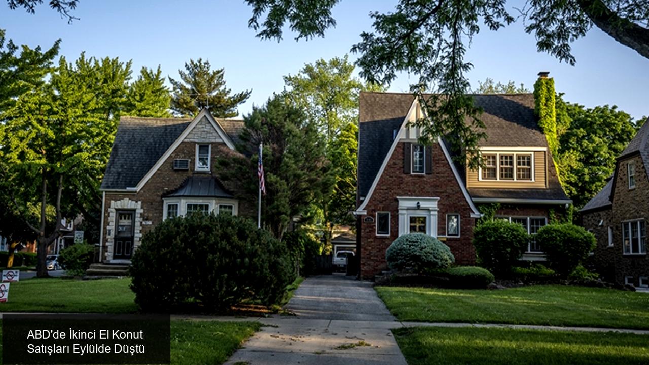 ABD'de İkinci El Konut Satışları Eylülde Geriledi