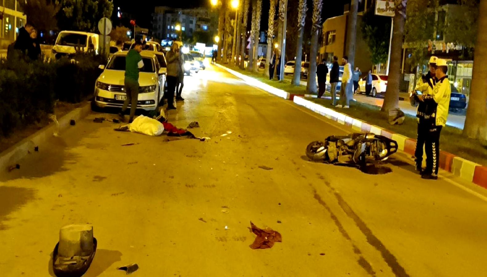 Adana Kozan'da meydana gelen yaya geçidindeki trafik kazası, sürücü ve