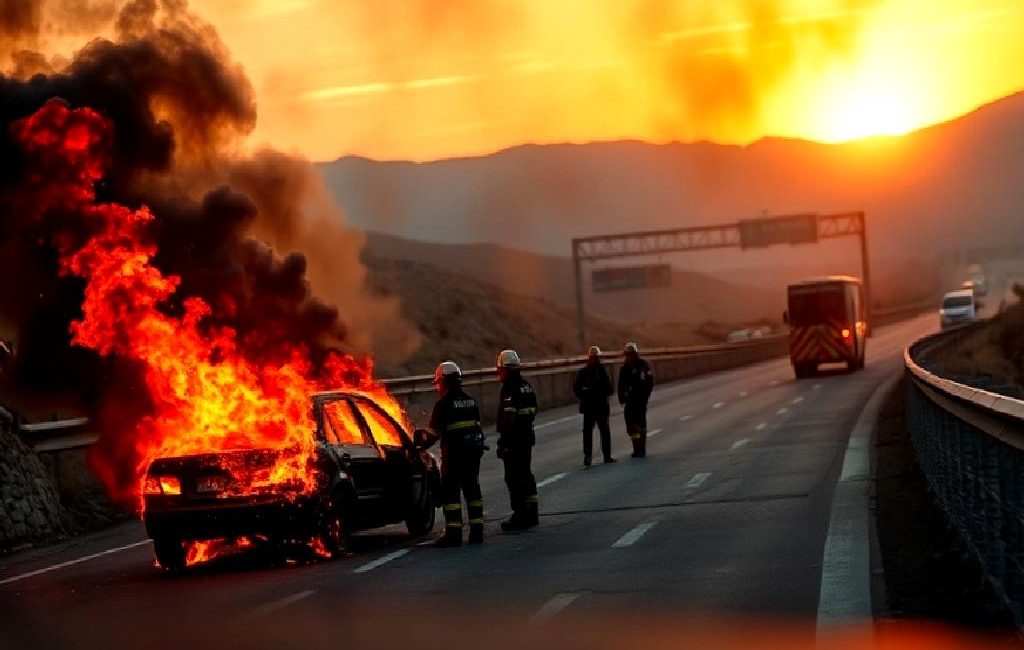 Aksaray-Nevşehir karayolunda meydana gelen araç yangını, sürücüleri ve yolcuları endişelendirdi.