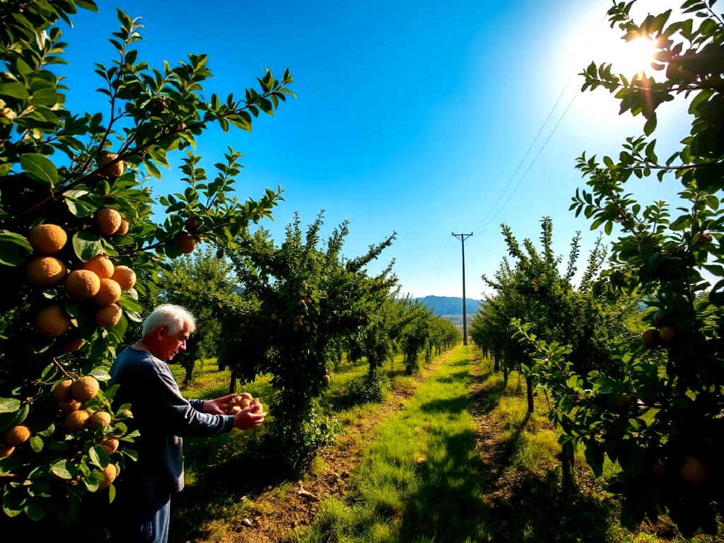 Aksaray'da ceviz toplarken elektrik akımına kapılan yaşlı adam, hayatını kaybetti.