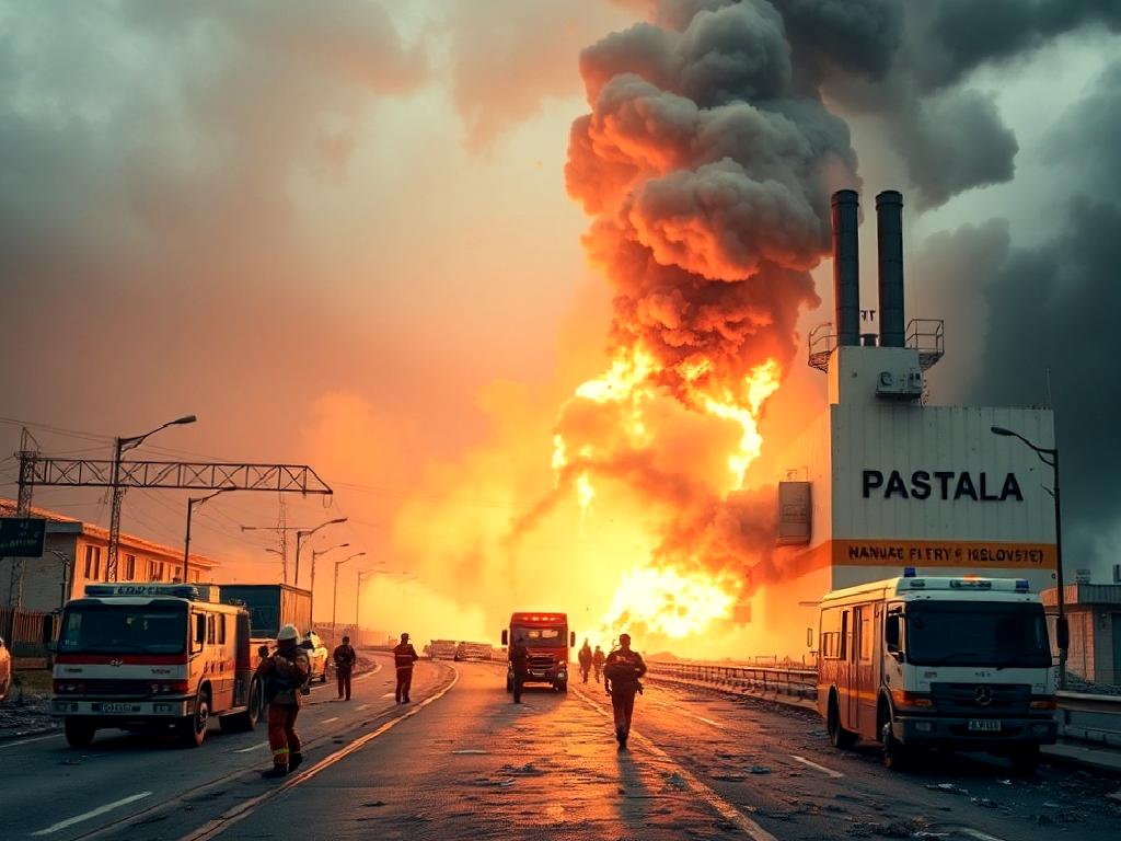 Anadolu Otoyolu'ndaki makarna fabrikasında meydana gelen patlamada 2 kişi hayatını