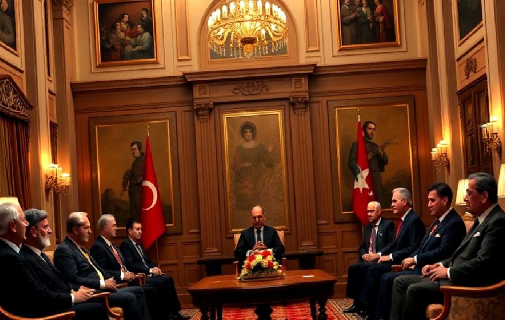 Cumhurbaşkanlığı Külliyesi’nde TBMM Eski Başkanları Toplantısı Cumhurbaşkanlığı Külliyesi'nde gerçekleştirilen TBMM eski başkanları toplantısı, siyasi geçmişin değerlendirildiği