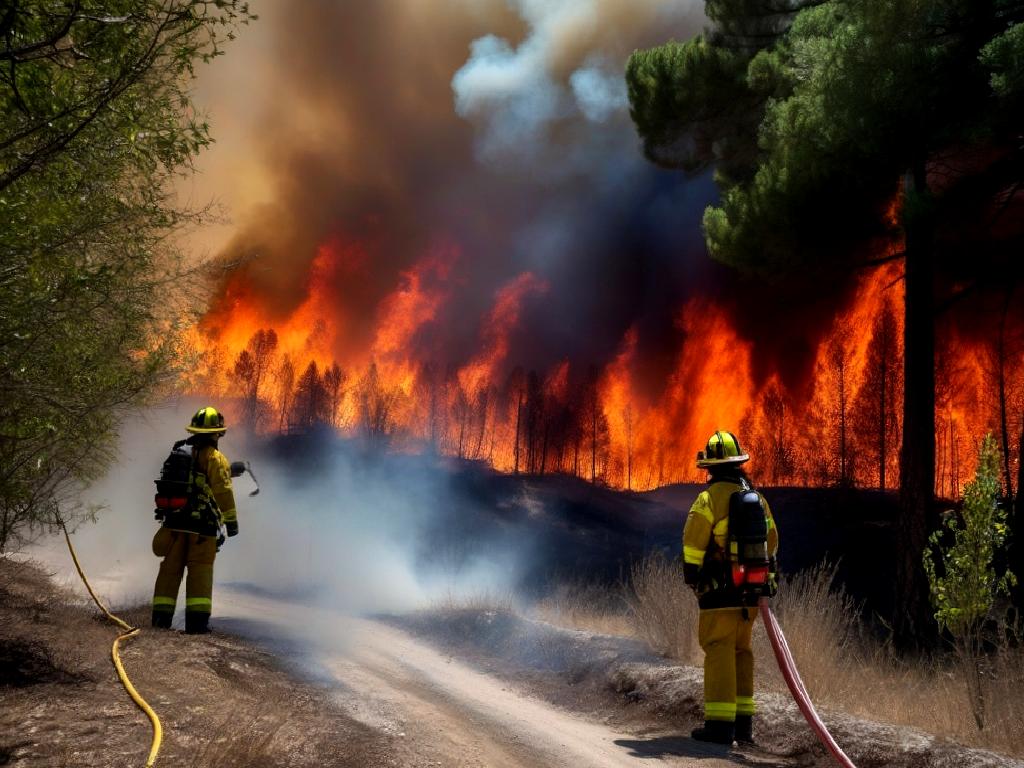 Dalaman'da meydana gelen orman yangınına karşı kontrol altına alma çabaları