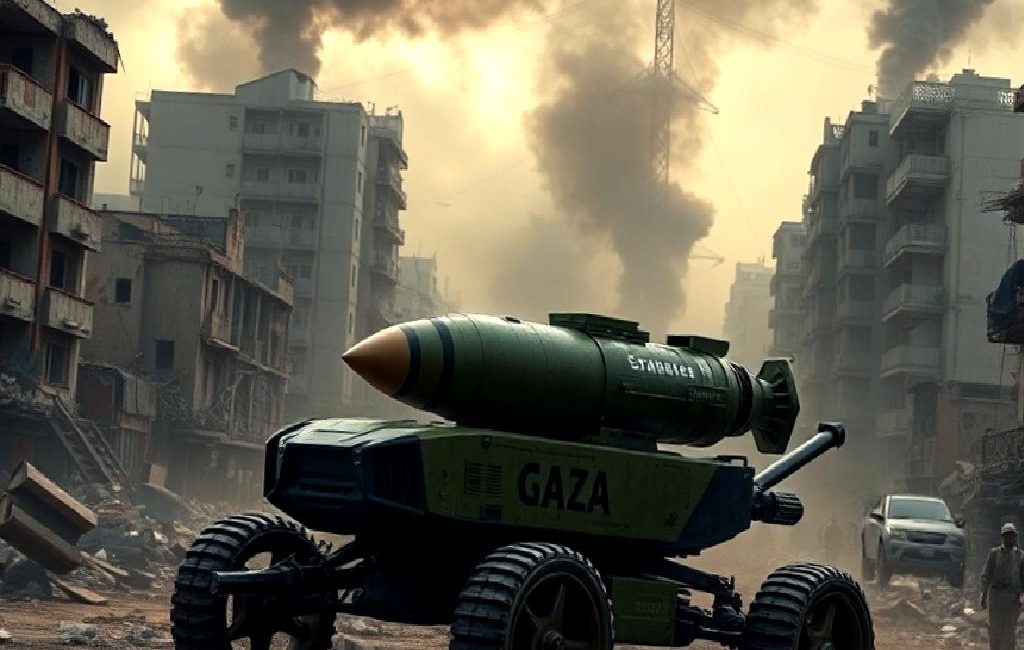 Euro-Med, İsrail'in Gazze'deki soykırım uygulamalarını ve bomba yüklü robot kullanımını