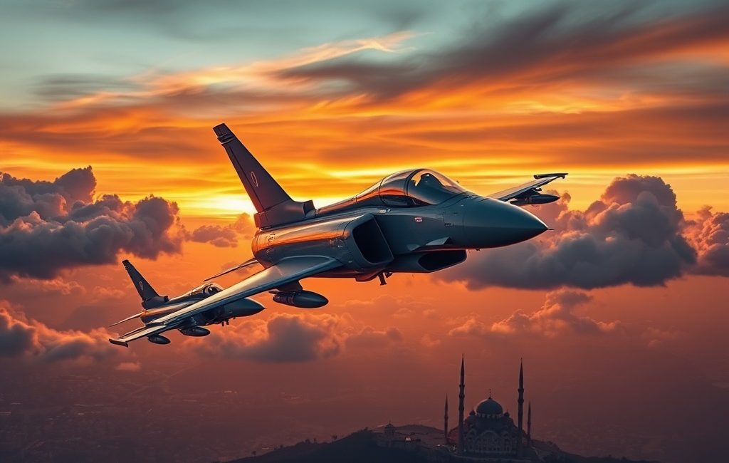 Eurofighter Typhoon savaş uçakları, Türkiye'nin hava gücünü artırmak için geliyor.