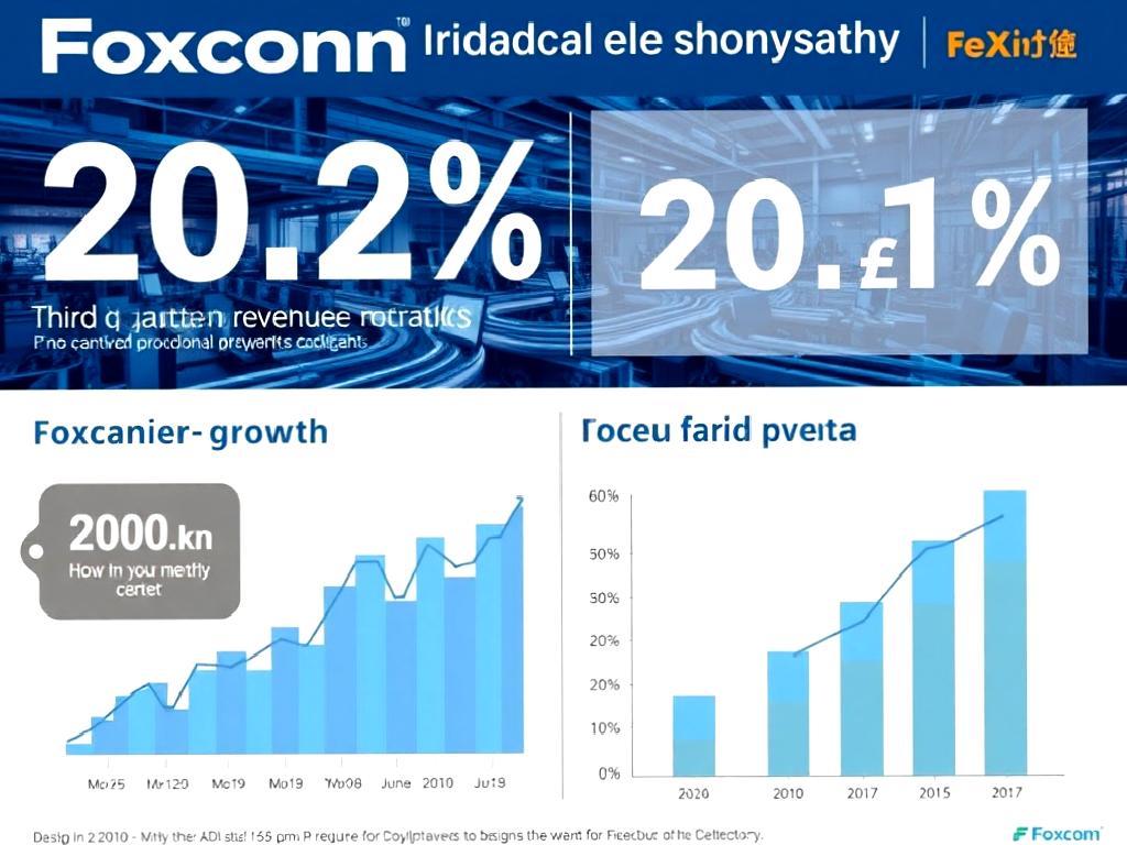 Foxconn, üçüncü çeyrek gelirinde %20,2'lik bir artış elde etti. Bu
