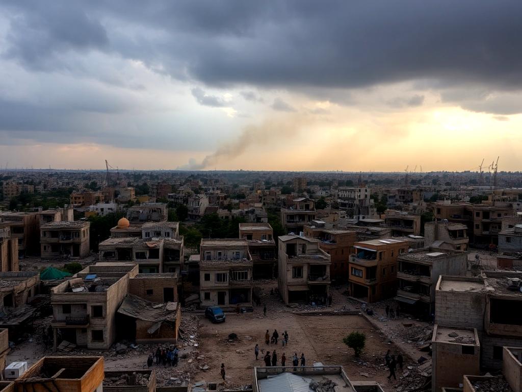 Gazze'de savaşın ilk yılı, hava saldırıları ve insanlık dramı ile