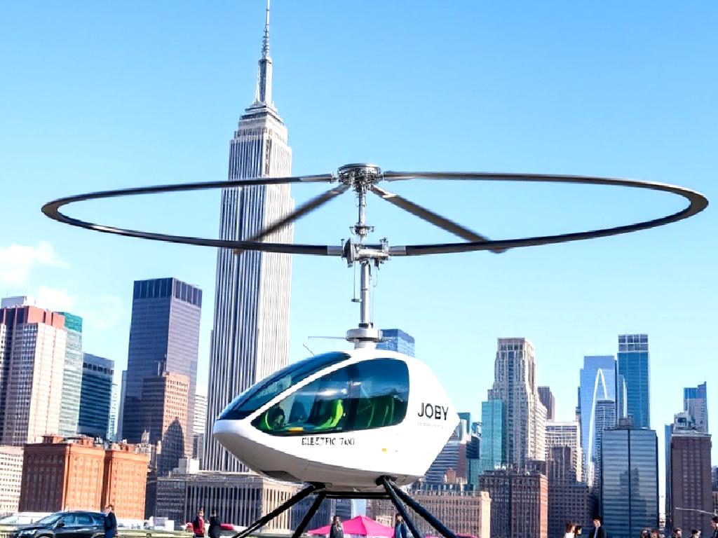 Joby Aviation, elektrikli hava taksisi ile New York'ta devrim niteliğinde