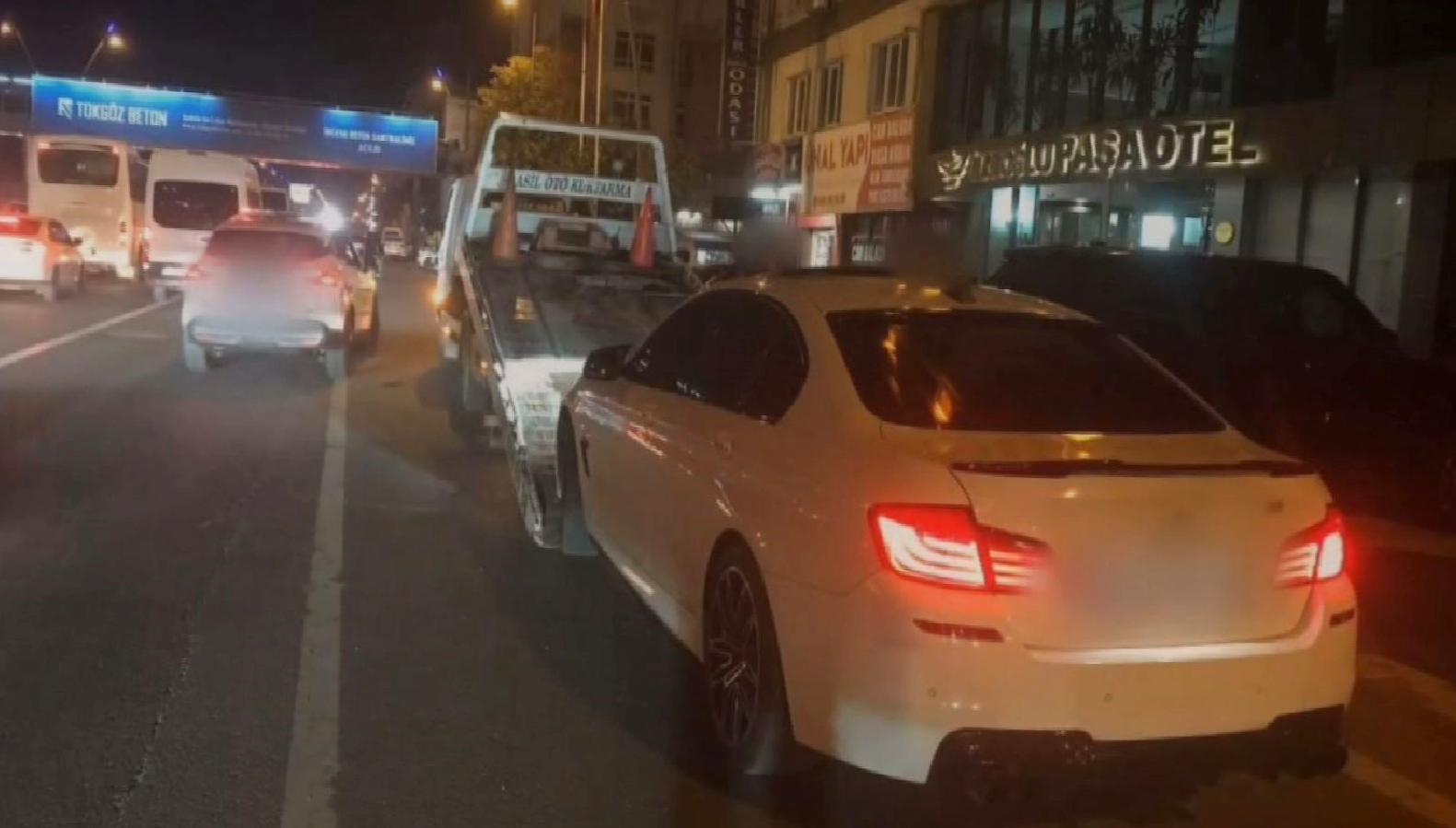 Kayseri'de drift yapan sürücüye 32 bin TL ceza kesildi. Trafik