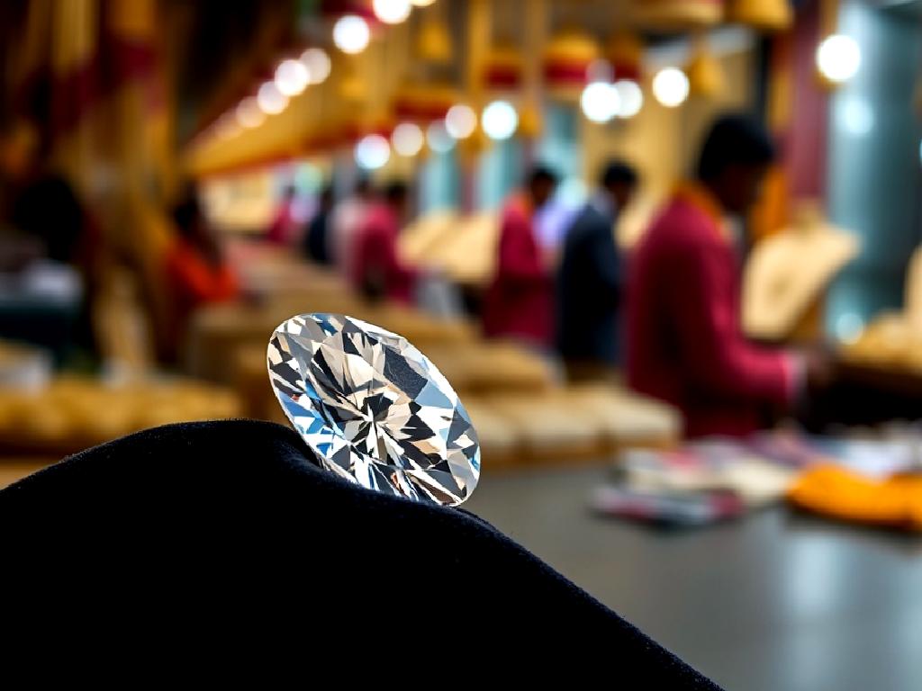 Pırlanta sektöründe yaşanan durgunluğun etkilerini ve Hindistan'da açılan yeni pazar