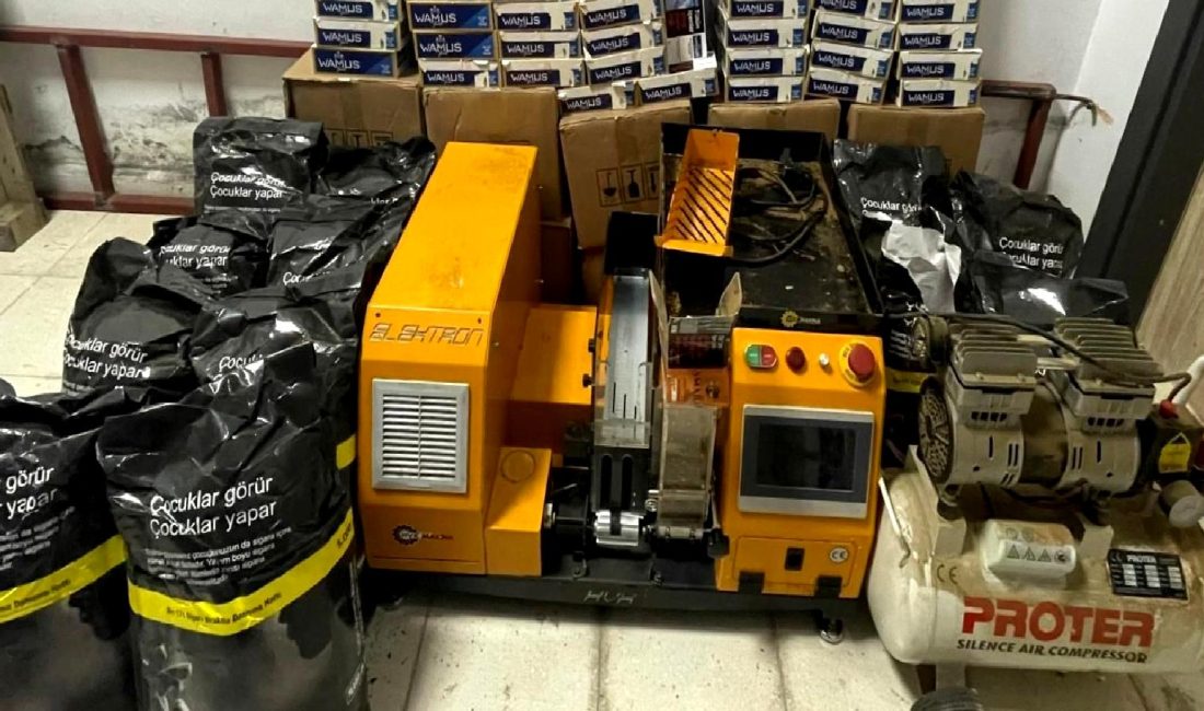 Samsun'da düzenlenen operasyonla 20 bin makaron ele geçirildi. Kaçak tütün