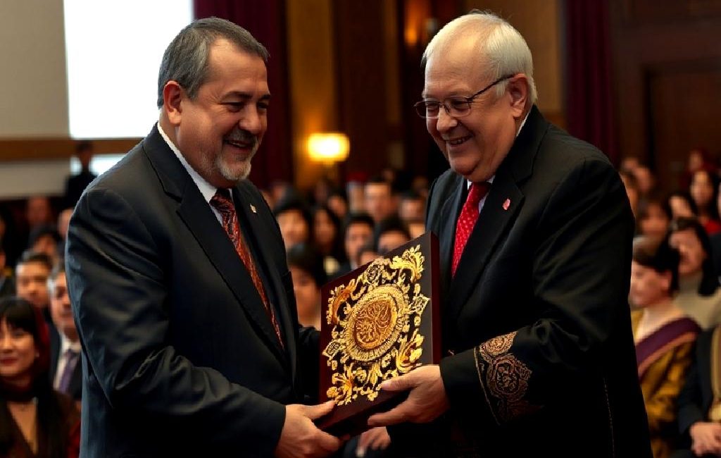 Selçuk Bayraktar’a Kırgızistan’dan Onur Ödülü Selçuk Bayraktar, Kırgızistan'dan aldığı onur ödülü ile uluslararası başarılarını taçlandırdı.