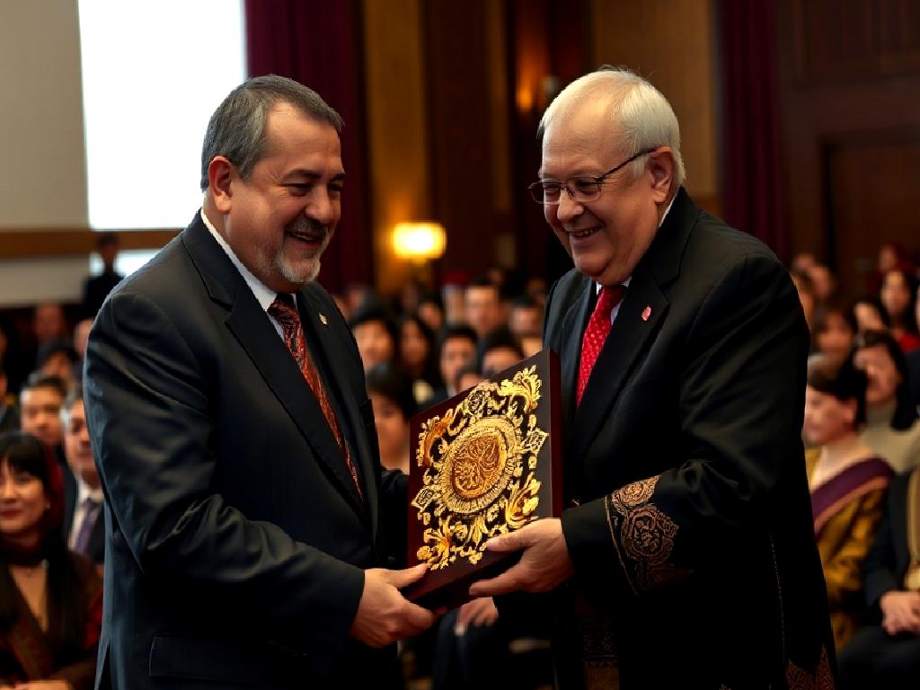 Selçuk Bayraktar, Kırgızistan'dan aldığı onur ödülü ile uluslararası başarılarını taçlandırdı.
