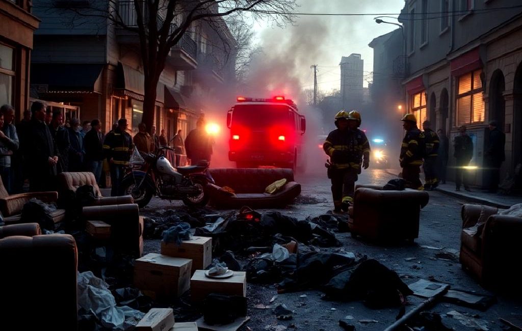 Sultanbeyli’de Yangın Çıkan Olayda Eşyalar Sokağa Atıldı Sultanbeyli'de meydana gelen yangın olayında, eşyalar sokağa atıldı. Yangının nedeni