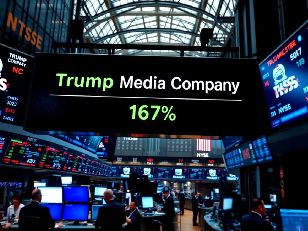 Trump'ın medya şirketinin hisse senetlerinde %17'lik kayda değer bir artış