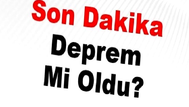 26 Kasım 2024 tarihinde Türkiye'de meydana gelen son dakika depremlerine